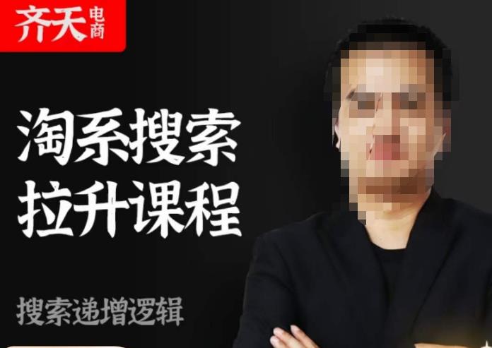 【6896期】齐天电商·淘系搜索提升课程，​搜索递增标准化，动销标准化流程