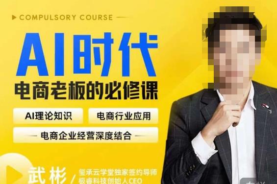 【7085期】玺承·AI时代，电商老板的必修课，理论+实操+工具，驱动电商销售转化