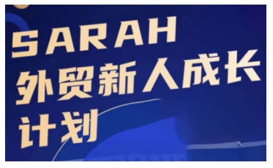 【15348】外贸新人成长计划，外贸新人学起来，偷偷让自己变强大