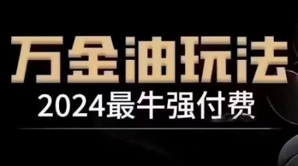【15814】2024最牛强付费，万金油强付费玩法，干货满满，全程实操起飞（更新12月）