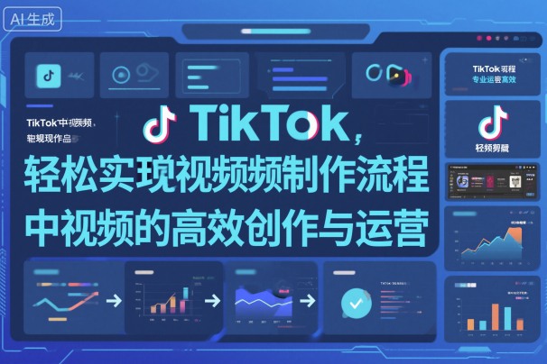 【20244】TikTok中视频制做流程，轻松实现Tk中视频的高效创作与运营