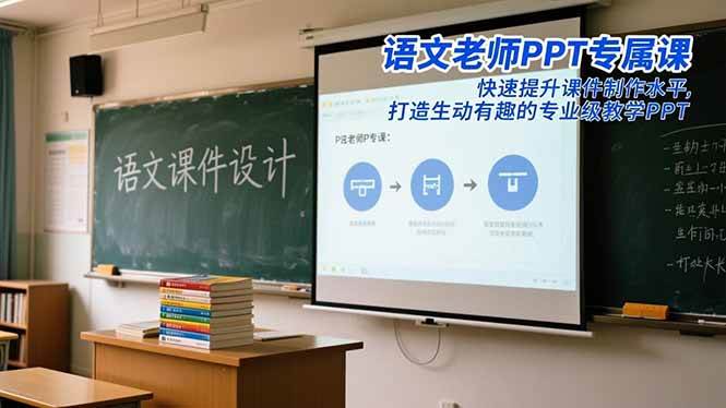【20454】小瓶盖语文老师PPT专属课：快速提升课件制作水平，打造生动有趣的专业级教学PPT