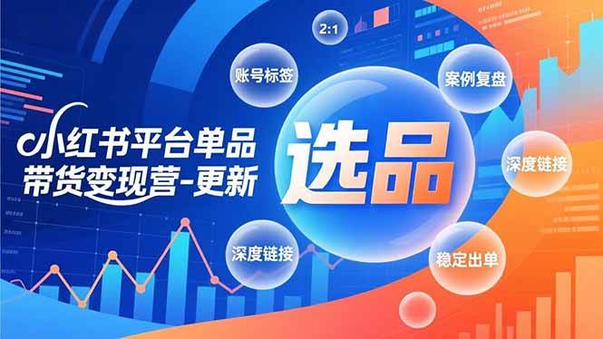 【20929】郭晓文小红书平台单品带货变现营-更新，极致选品、账号标签、案例复盘，深度链接，快速启动稳定出单