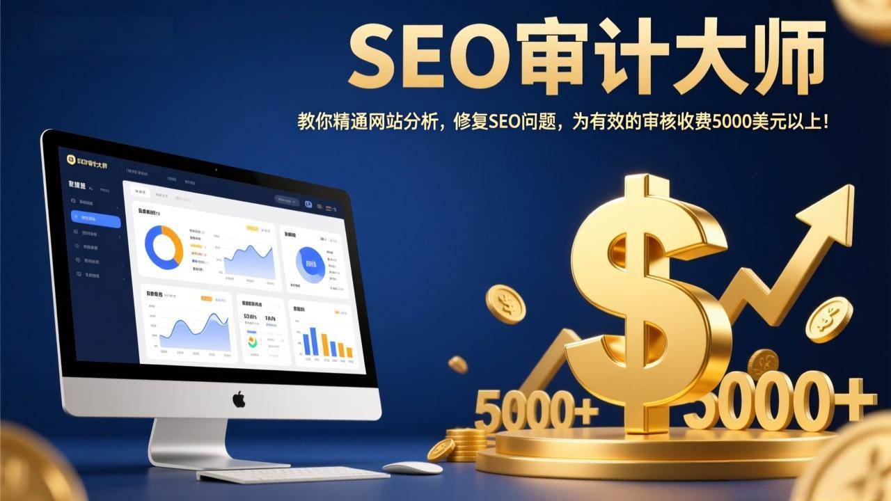 【21382】SEO审计大师：教你精通网站分析，修复SEO问题，为有效的审核收费5000美元以上！