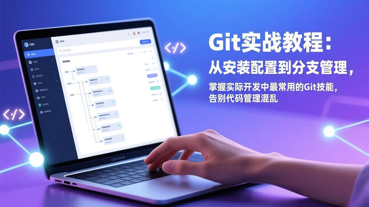 【21389】Git实战教程：从安装配置到分支管理，掌握实际开发中最常用的Git技能，告别代码管理混乱