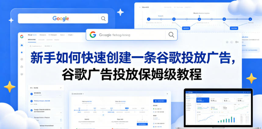 【21674】新手如何快速创建一条谷歌投放广告，谷歌广告投放保姆级教程